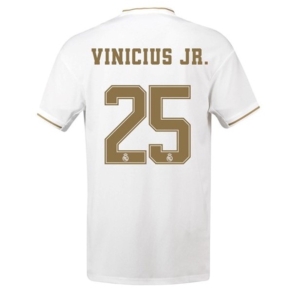 Camiseta Real Madrid NO.25 Vinicius JR. 1ª 2019/20 Blanco